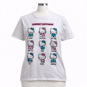 Y2K Hello Kitty “Current Happiness” graphic tee